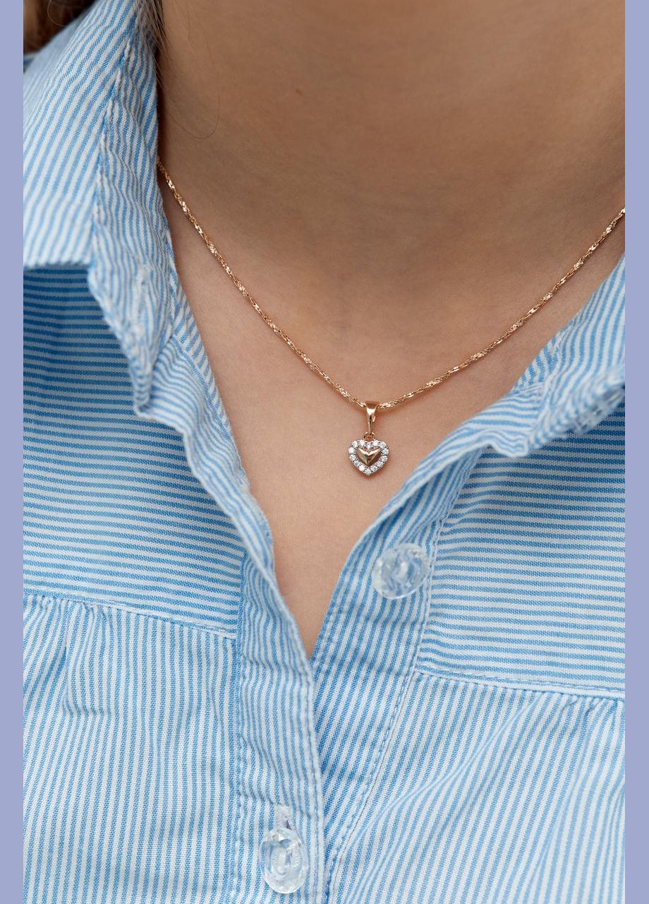 Кулон "сердечко" Медичний сплав. Xuping Jewelry (329443510)