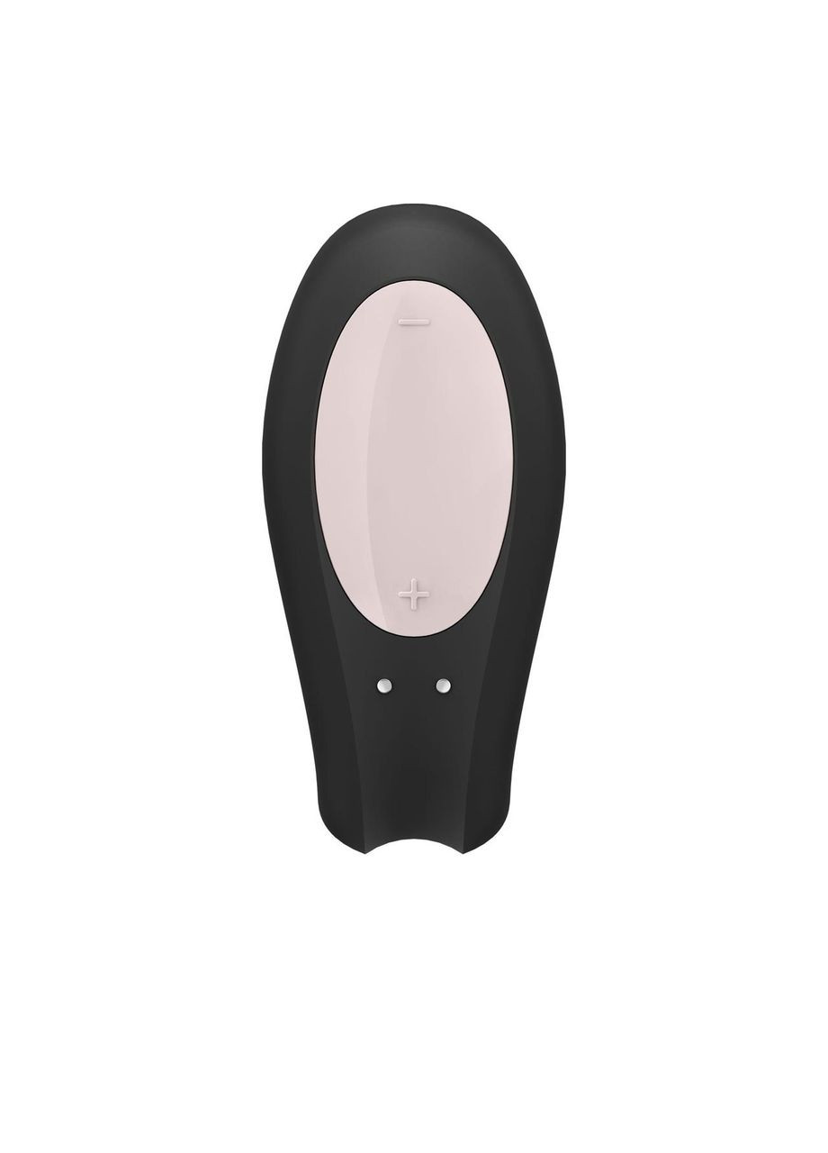 Смарт-вибратор для пар Double Joy Black с широким клиторальным стимулятором SO3898 Satisfyer (303907158)
