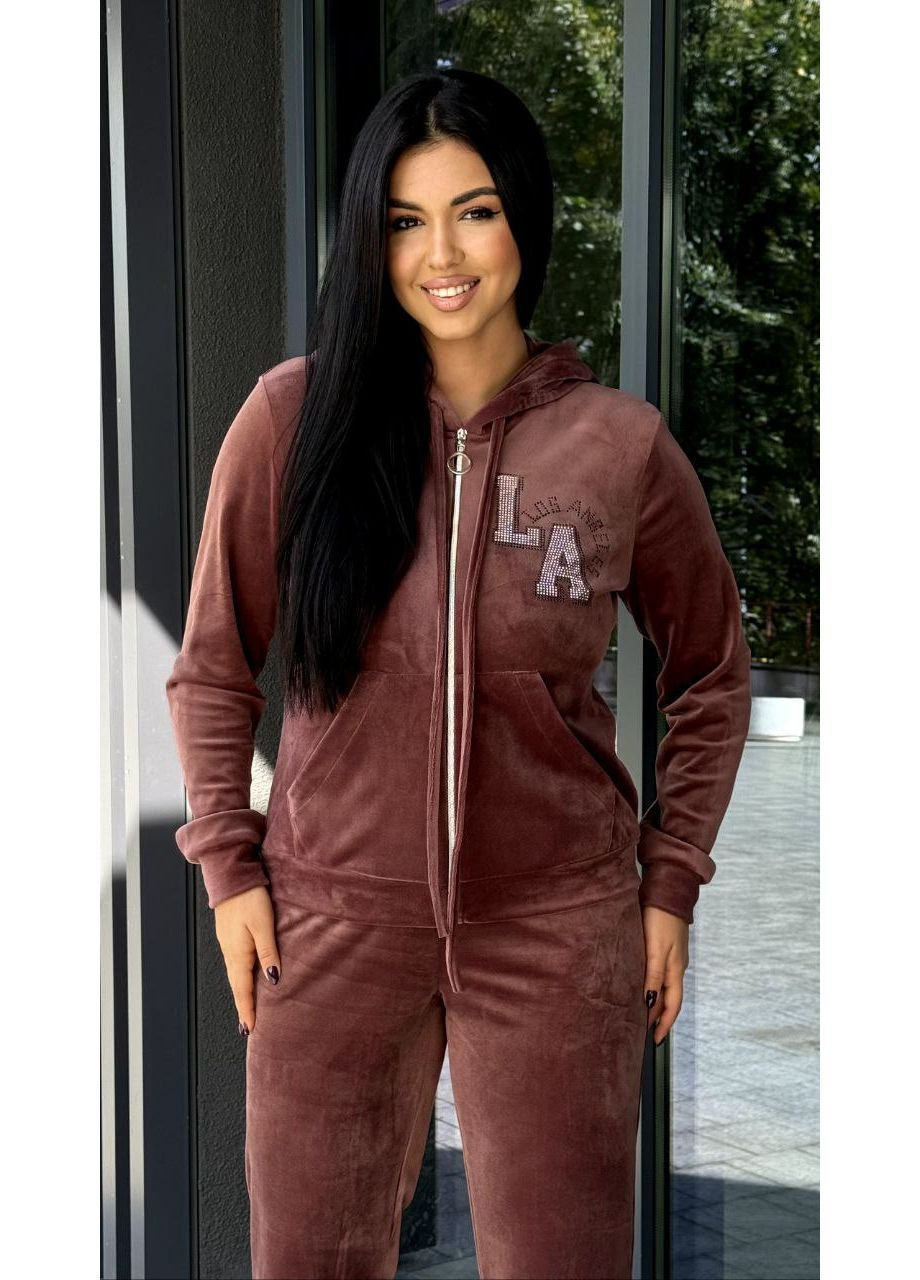 Жіночий велюровий костюм No Brand (363264252)