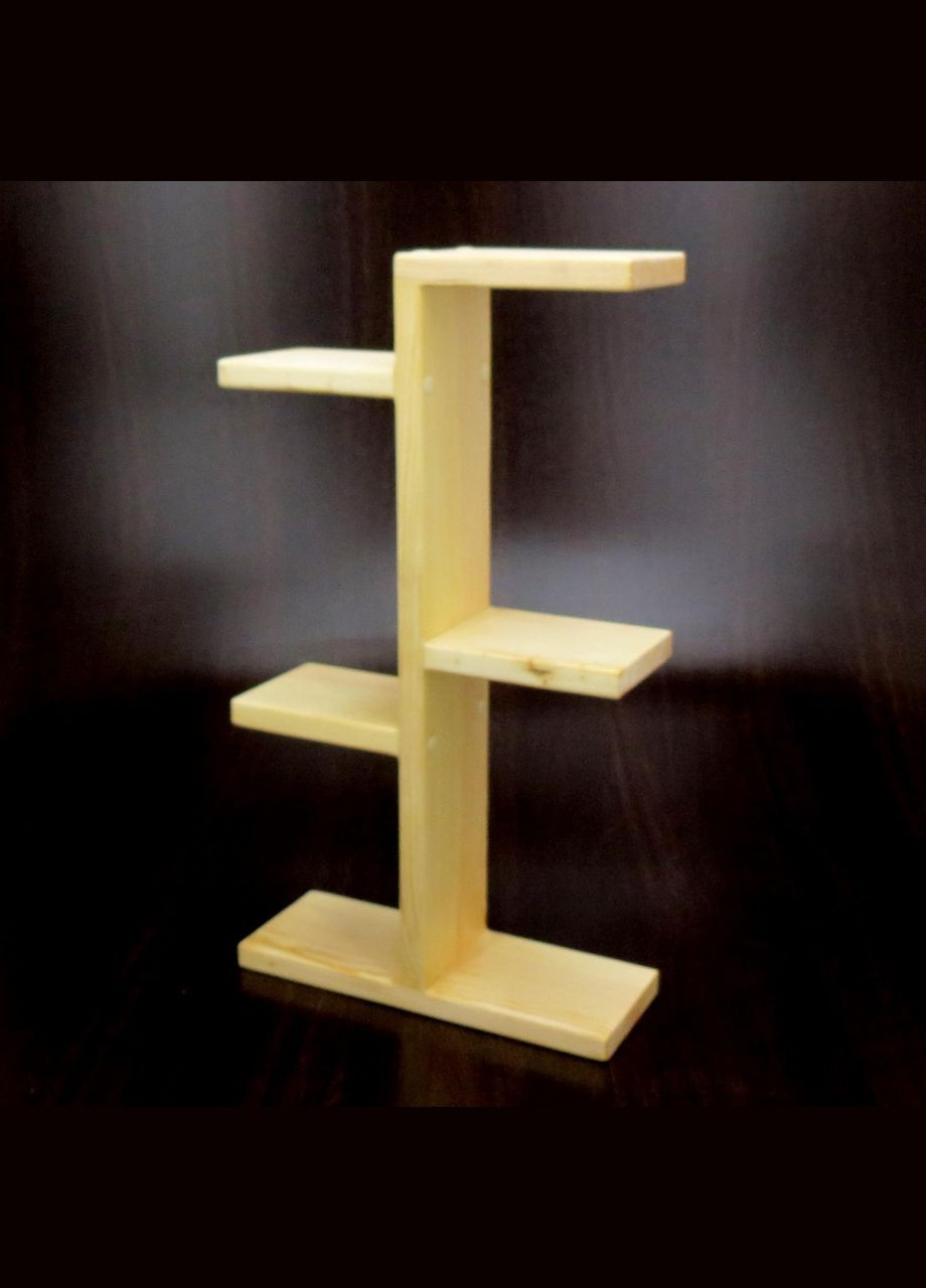 Подставка для цветов из дерева Валенсия ваниль (ЦВП-000302) No Brand (328224616)