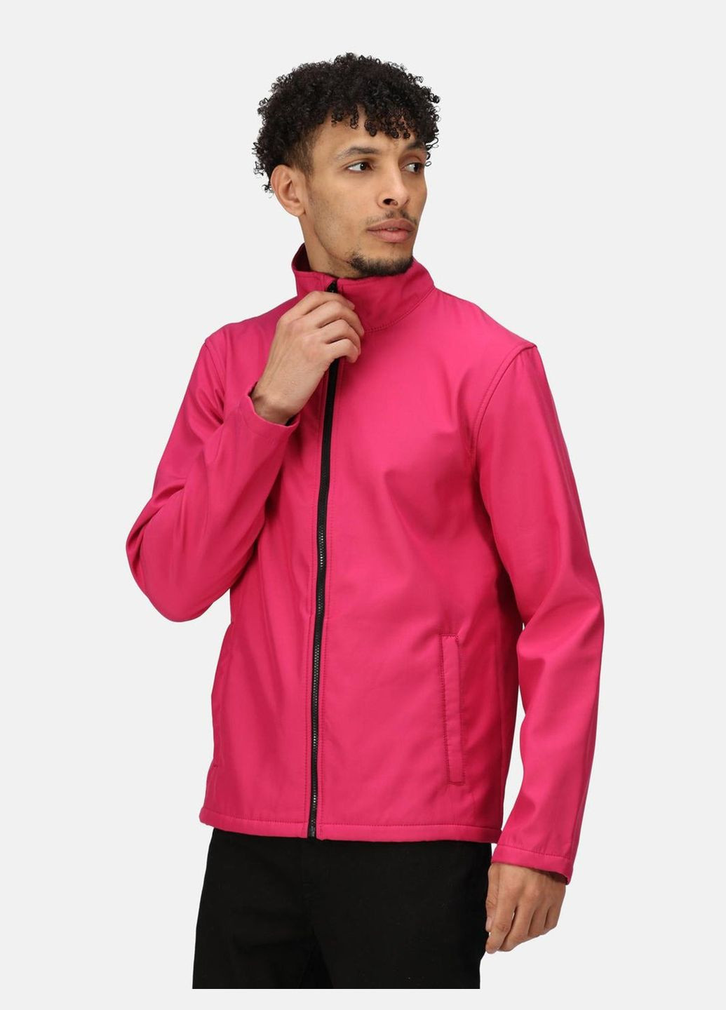 Розовая демисезонная куртка софтшел Regatta Ablaze Printable Soft Shell TRA628