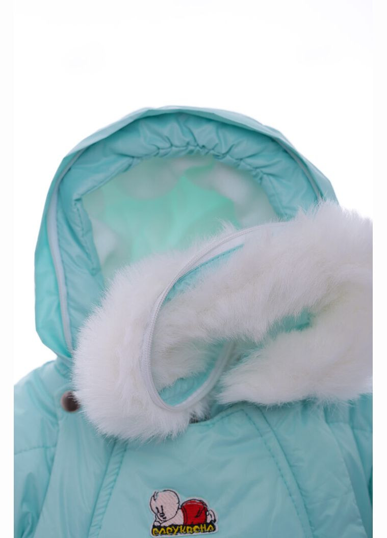 Комбінезон Трансформер на холофайбері Євро м'ятний 80 см (30749) BABYKROHA (315423676)