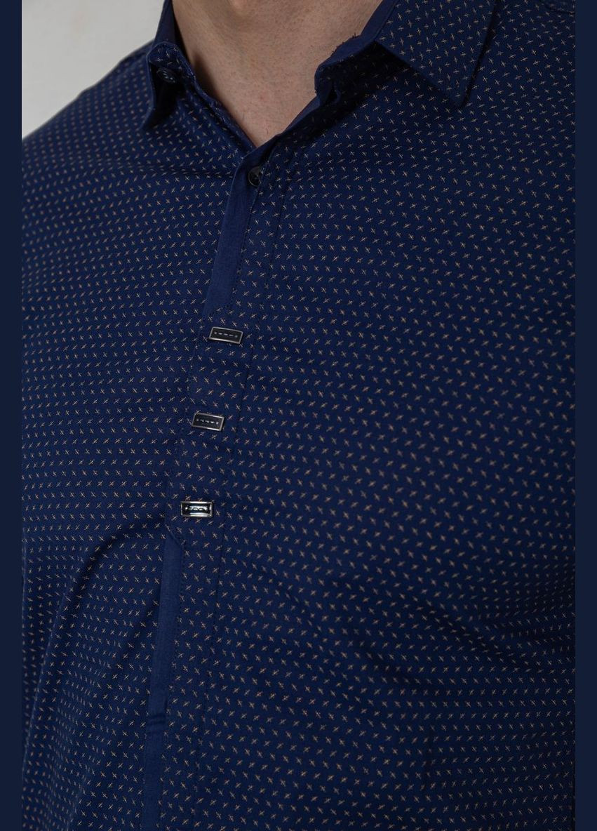 Сорочка чоловіча з принтом, колір білий, Ager (340233837)