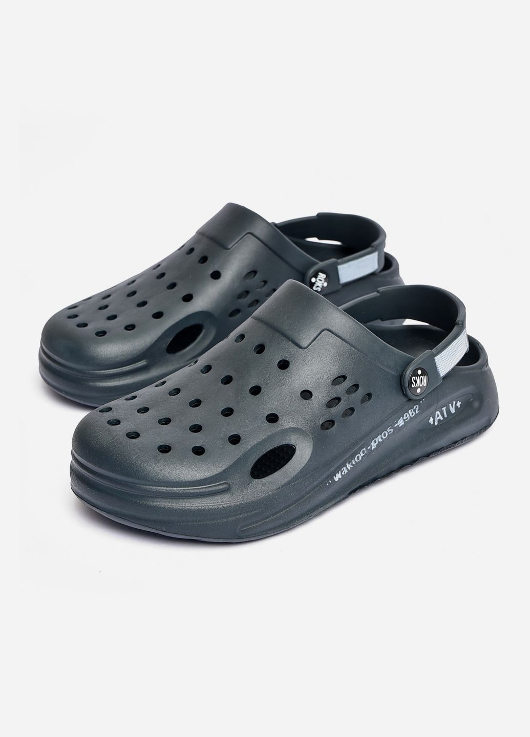 Крокси чоловічі темно-синего кольору Let's Shop (336336129)