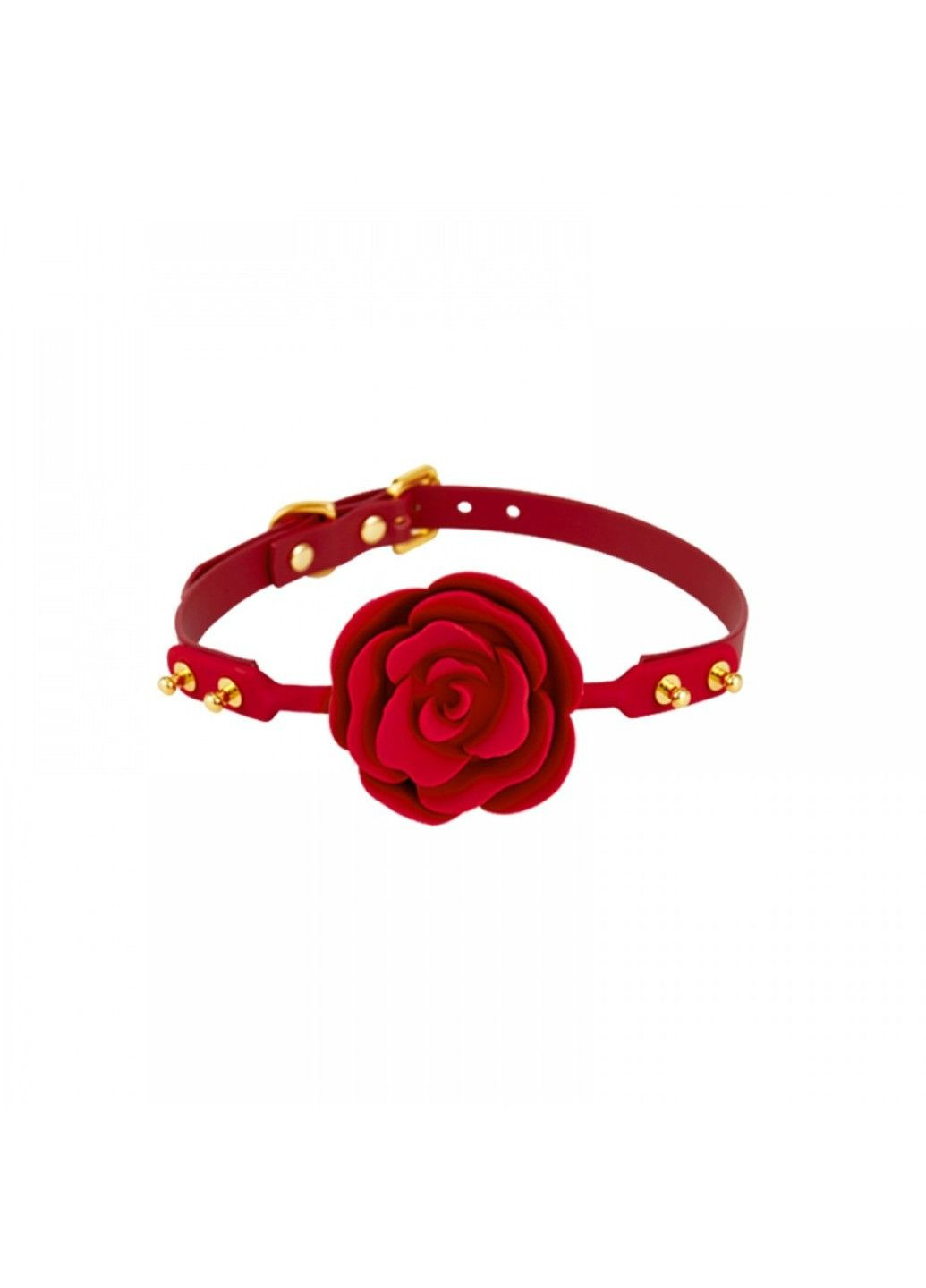 Кляп у формі Троянди червоний Rose Ball Gag UPKO Upco (292014596)