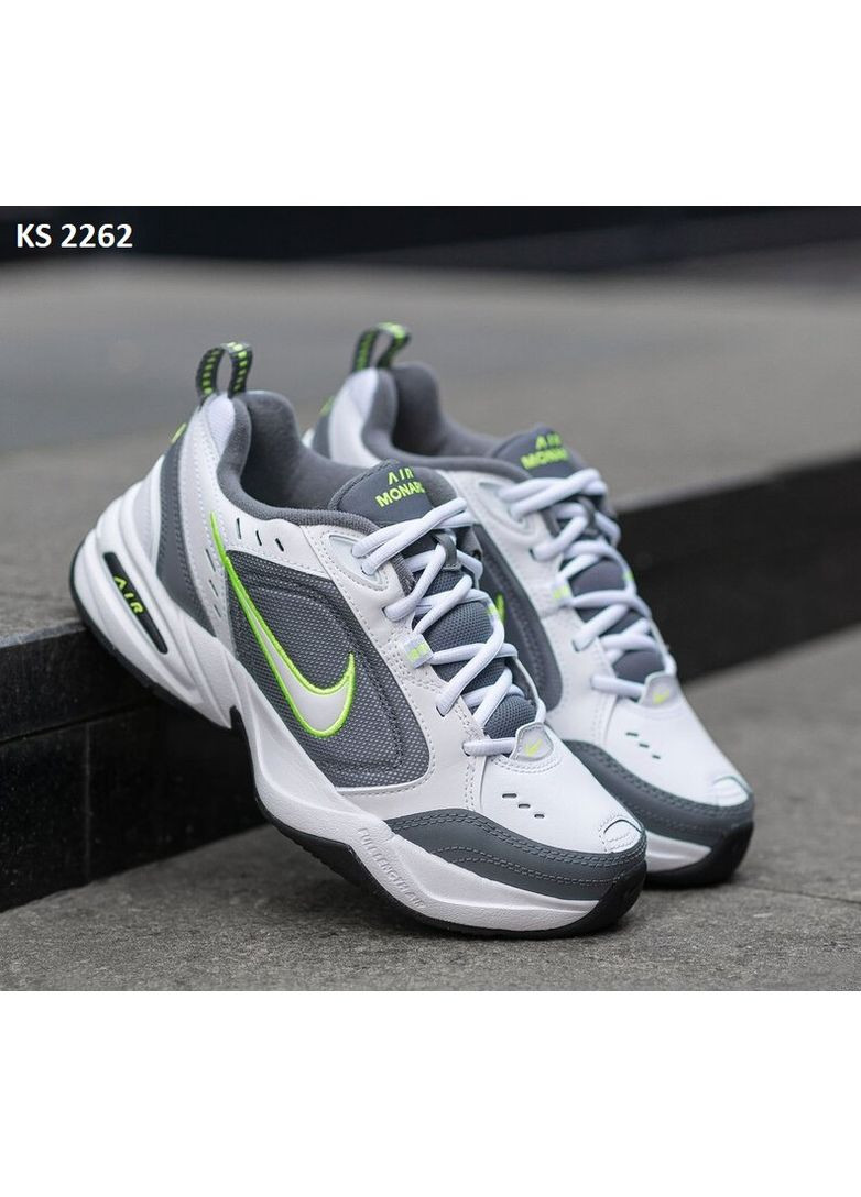 КРОСІВКИ ЖІНОЧІ NIKE AIR MONARCH IV WHITE LIGHT GREEN НАЙК АІР МОНАРХ No Brand сірі демісезони (367173630)