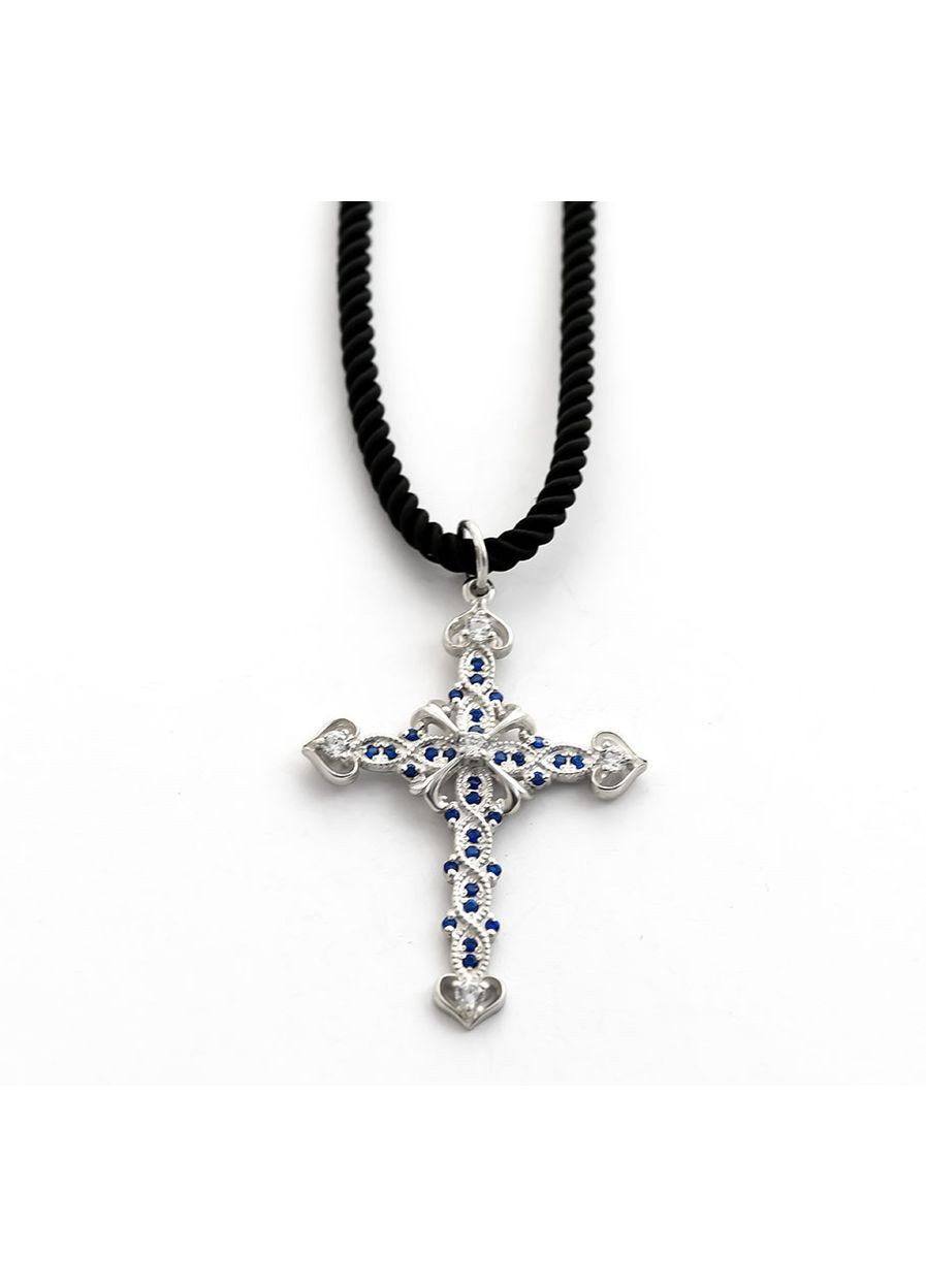 Золотой крест с бриллиантами. Maxi Silver (337132886)