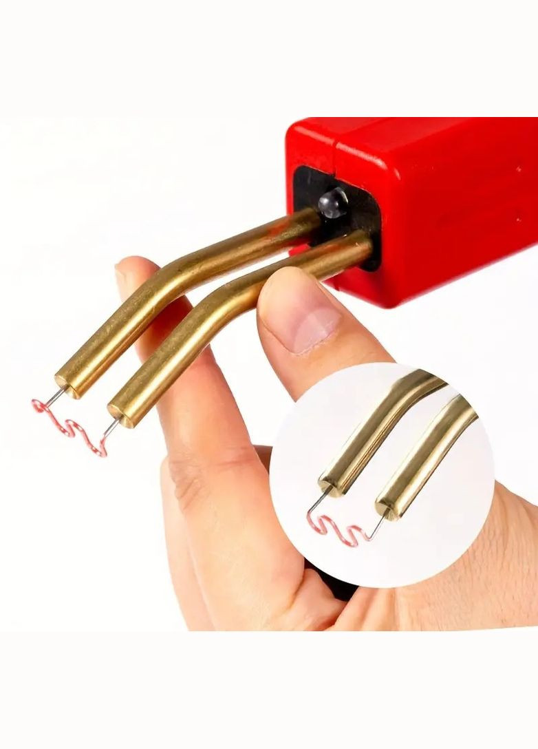 Гарячий степлер для ремонту пластикових деталей Power Н50 50Вт зі скобами 200 шт No Brand (326065957)