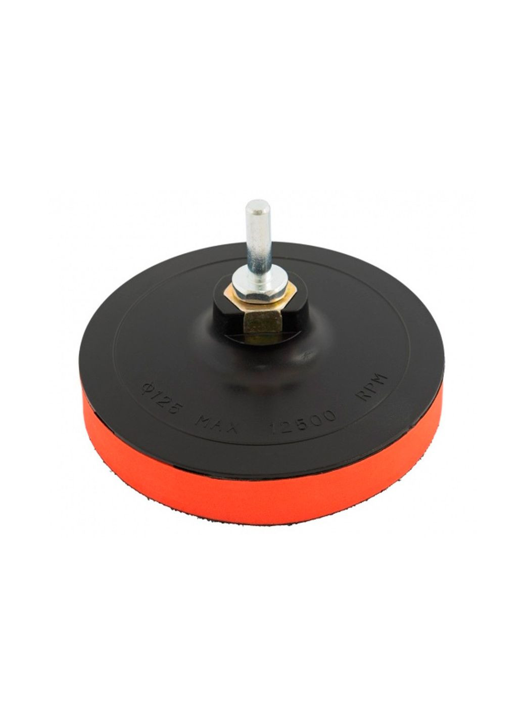 Насадка шліфувальна кругла 125 мм для дриля та болгарки КШМ із липучкою для шліфування поверхонь Mastertool (332986615)