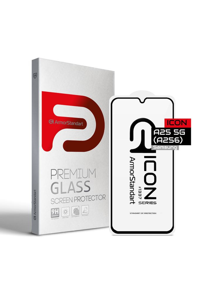 Защитное стекло Icon для Samsung A25 5G (A256) Black (ARM69573) ArmorStandart (343050456)