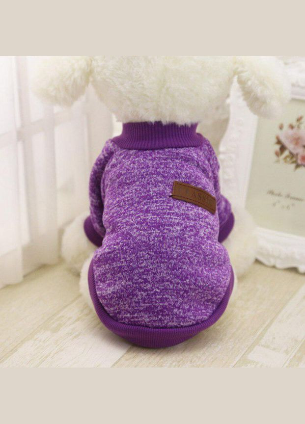 Кофта ряба для собак та котів Purple фіолетова Ecotoys (276394199)