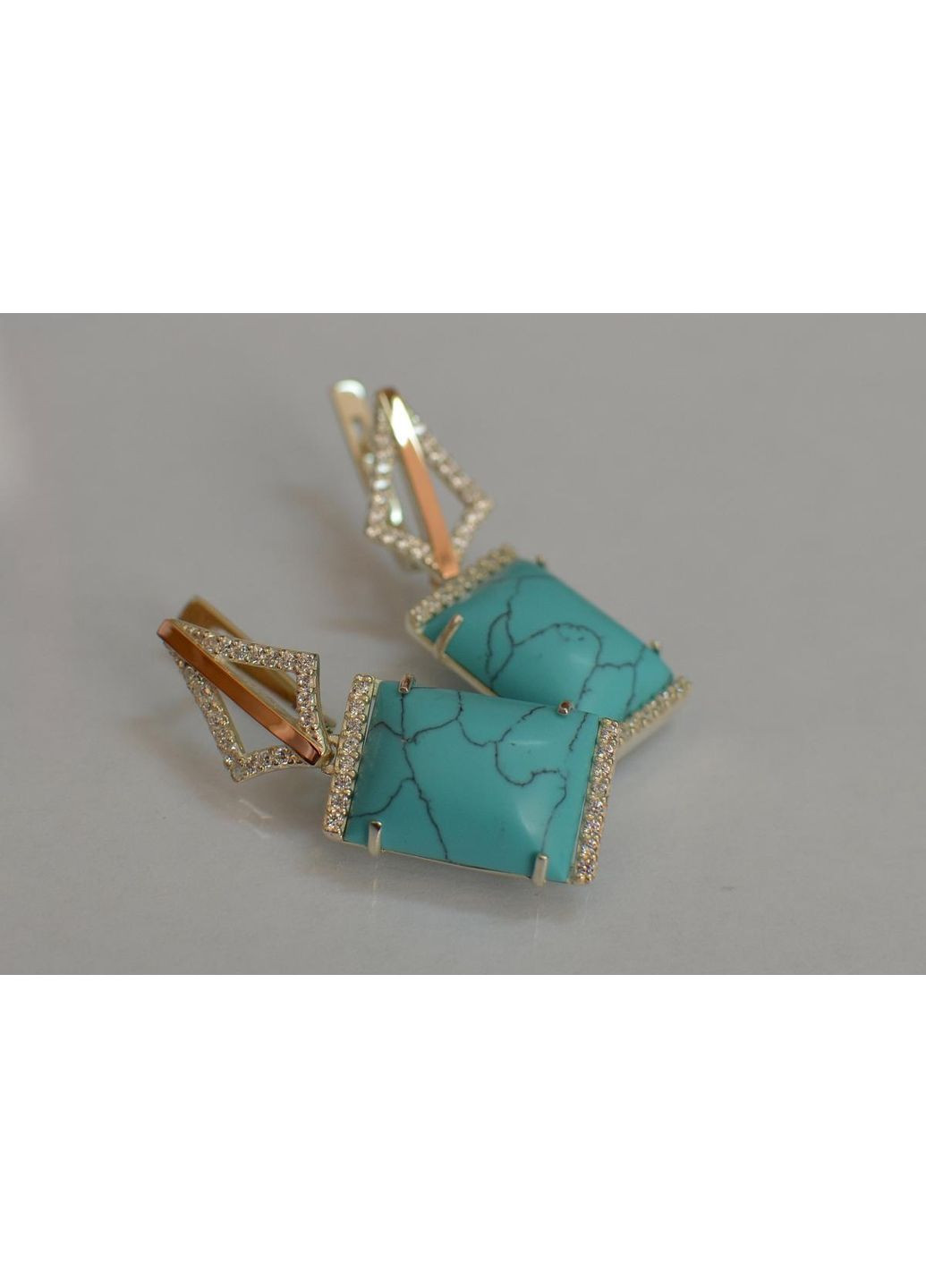 Серебряные серьги с кабашонами Silver Style (367112628)