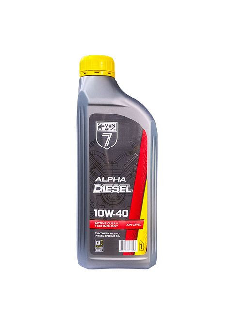 Автомобильное моторное масло Alpha DIESEL 10W-40 1л 7Flags (365966855)