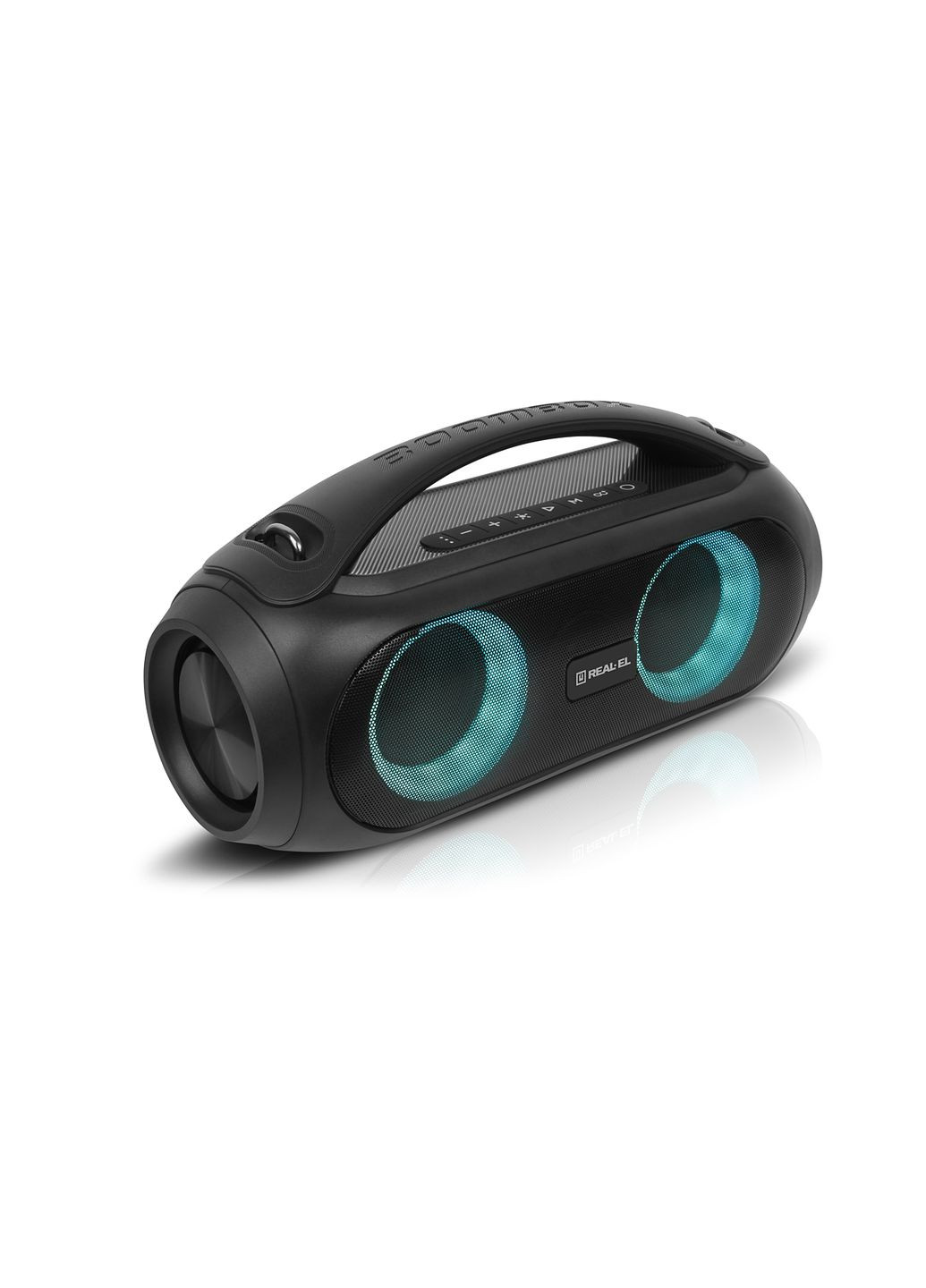 Колонка X-745 Black (40Вт, Bluetooth, USB, AUX, 3000мА*ч) Real-El (333824476)