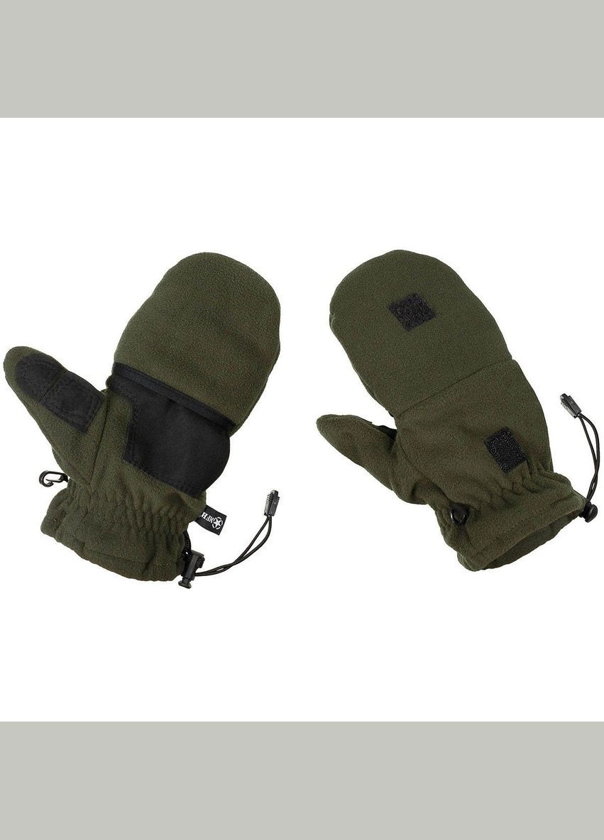 Флісові рукавички Fleece Gloves, Olive, L MFH (315881802)