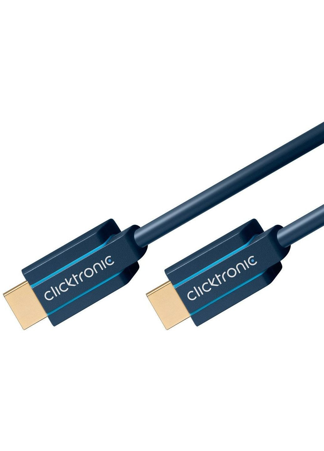 Кабель монитора сигнальный HDMI M/M (папа/папа) 2.0m v2.0 4K@60Hz D=6.0mm Casual Cu ClickTronic (369645677)