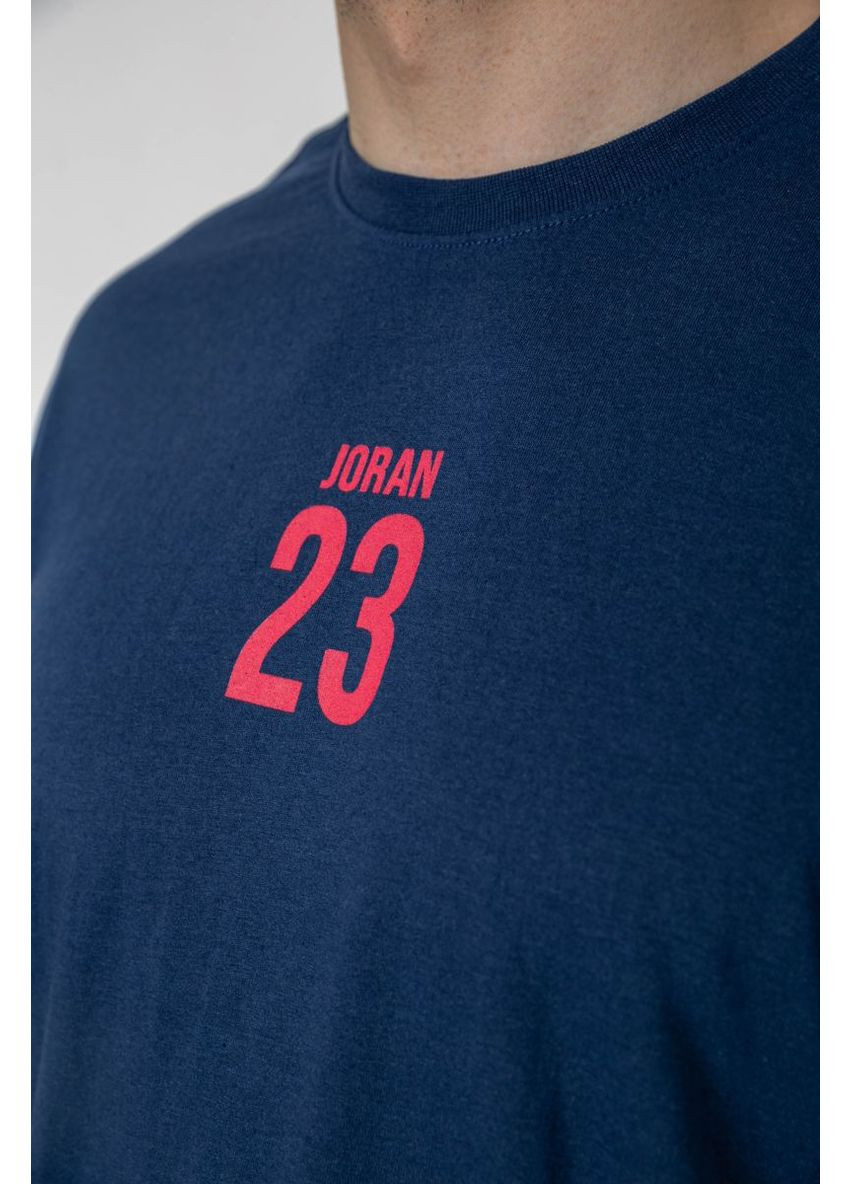 Синя футболка чоловіча з принтом Sport Line