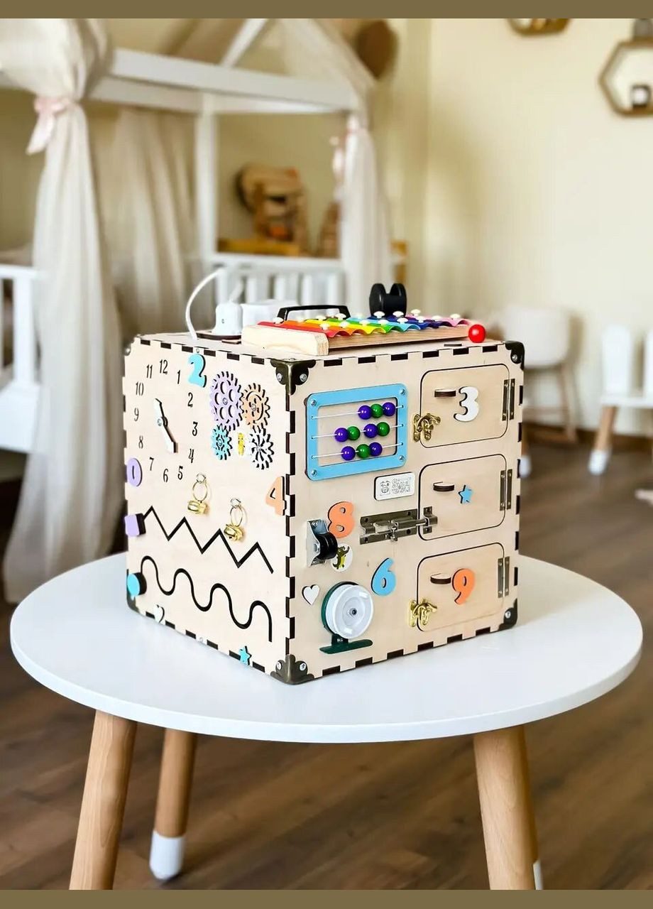 Бізікуб см Нефарбований, натурального кольору (2000989176152) shop (2000989176152) No Brand (366257327)