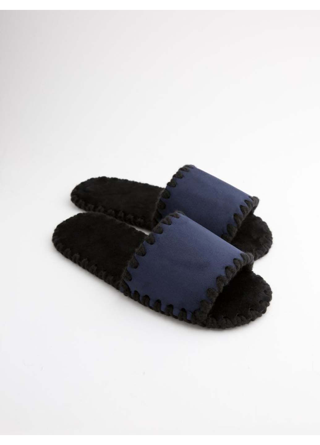 Темно-синие домашние тапочки Family Story
