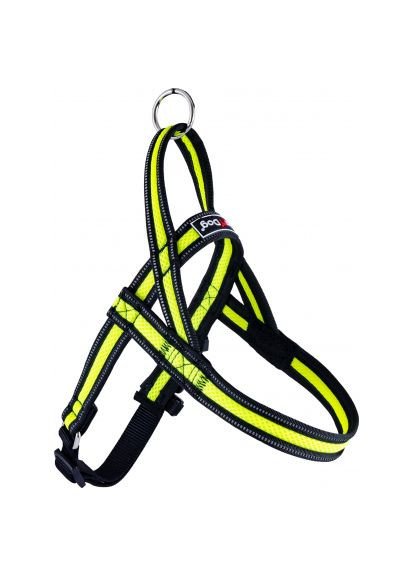 Шлея для собак (8009632059686) GimDog Alfresco Y неопрен 2.0х55 58-70 см жовта (366694750)