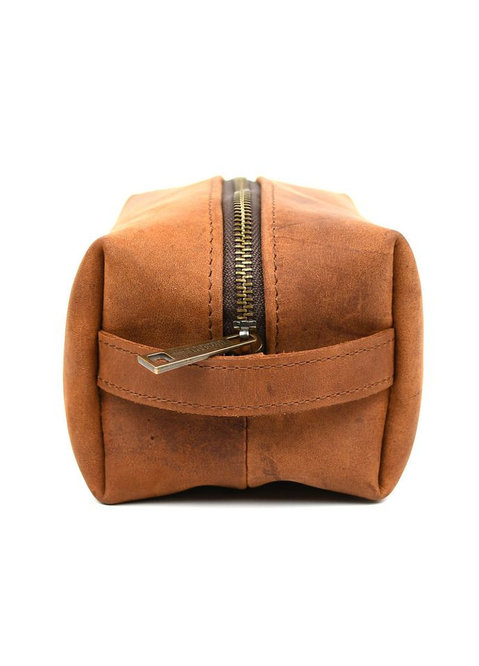 Шкіряний несесер косметичка RB-8032-4lx коньячна, розмір M TARWA (370156353)