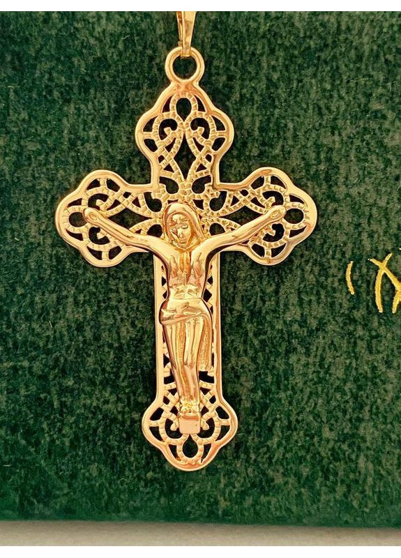 Позолочений Хрестик. Позолота No Brand (351902912)