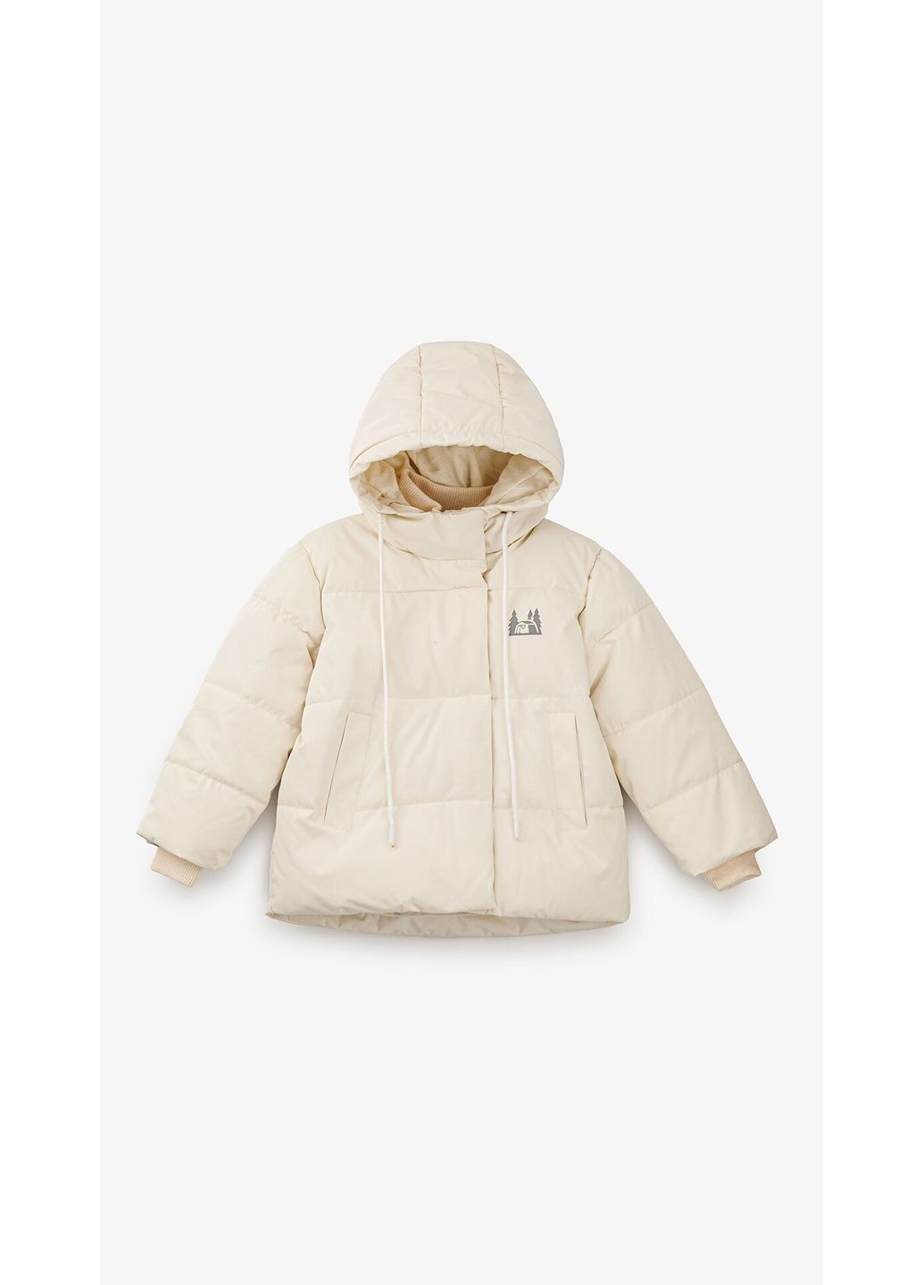 Молочна зимня куртка для дівчинки h28-041 116 см shop (2000999146343) Snowgenius