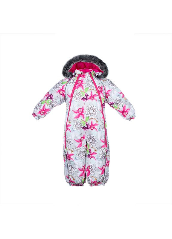 Белая термокомбинезон orion, р.92, белый с розовым () Huppa 36300030-81520-092