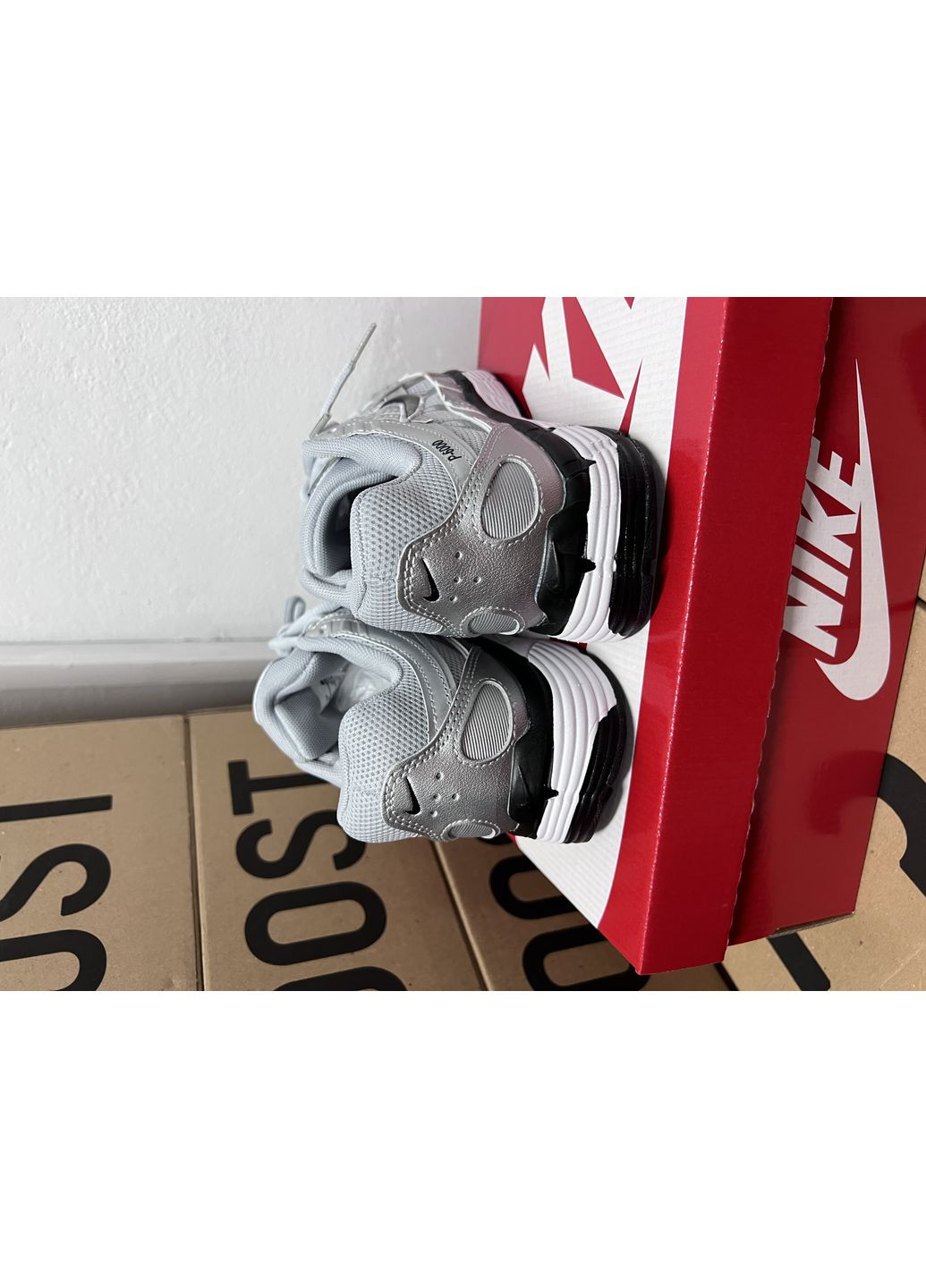 Черные демисезонные кроссовки мужские nike p-6000 silver black найк п-6000 No Brand