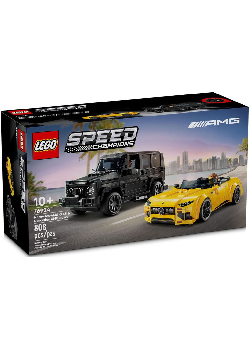 Конструктор "Mercedes-AMG G 63 та Mercedes-AMG SL 63" (76924) Lego (338532178)