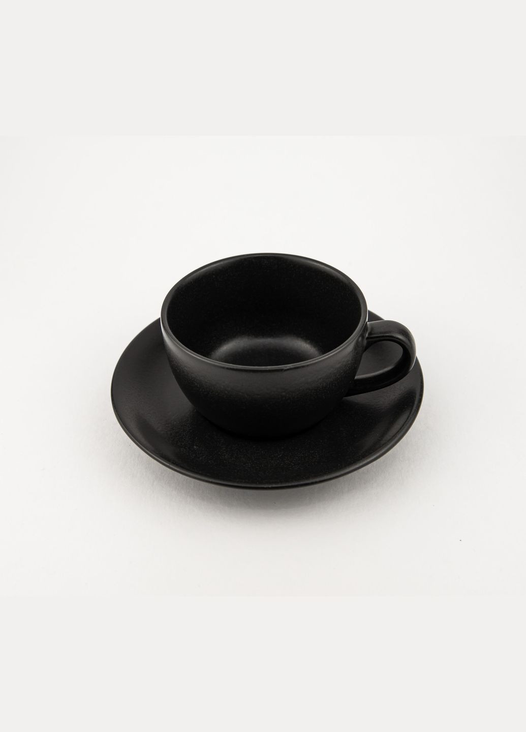 Набор чайный чашка 320мл с блюдцем 16см Seasons Black 222134 Porland (277949343)