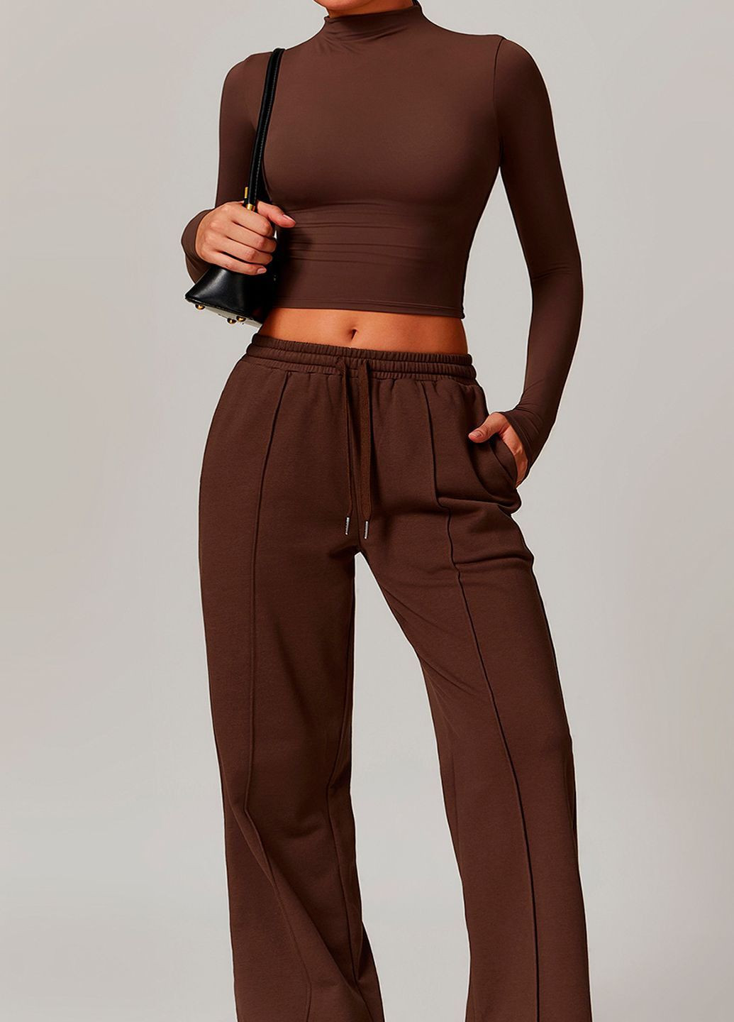 Спортивний топ з довгим рукавом, кросс-топ, укорочений гольф, Strunka (322265000)