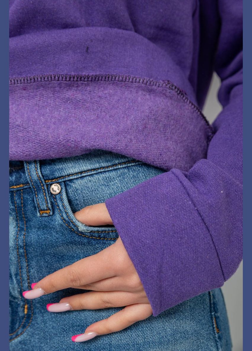 Фіолетовий демісезонний світшот жіночий Ager 238R57162