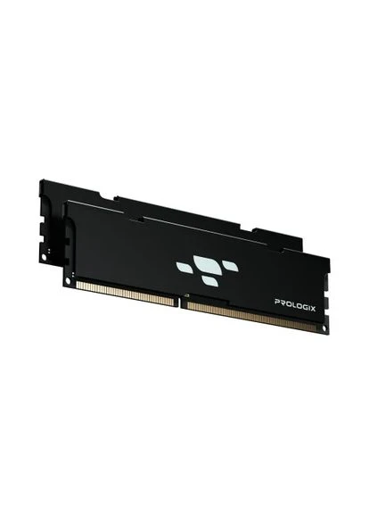 Память 16Gb x 2 (32Gb Kit) DDR5, 6000 MHz, Black, 36-42-42, 1.35V, с радиатором (PRO32GB6000B5K) Prologix (370849698)