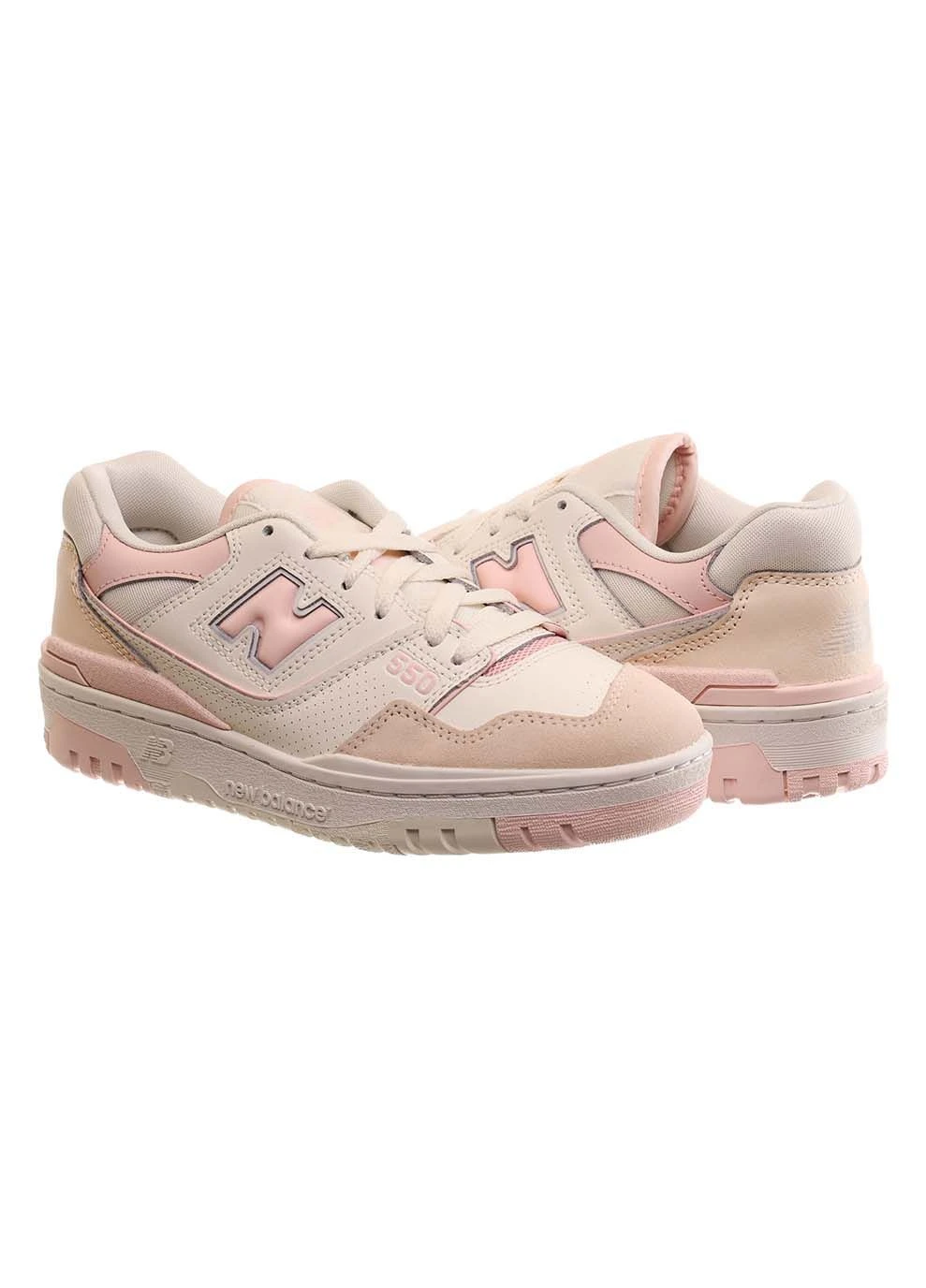 Жіночі Кросівки 550 Білий Бежевий New Balance комбіновані демісезони (367187638)