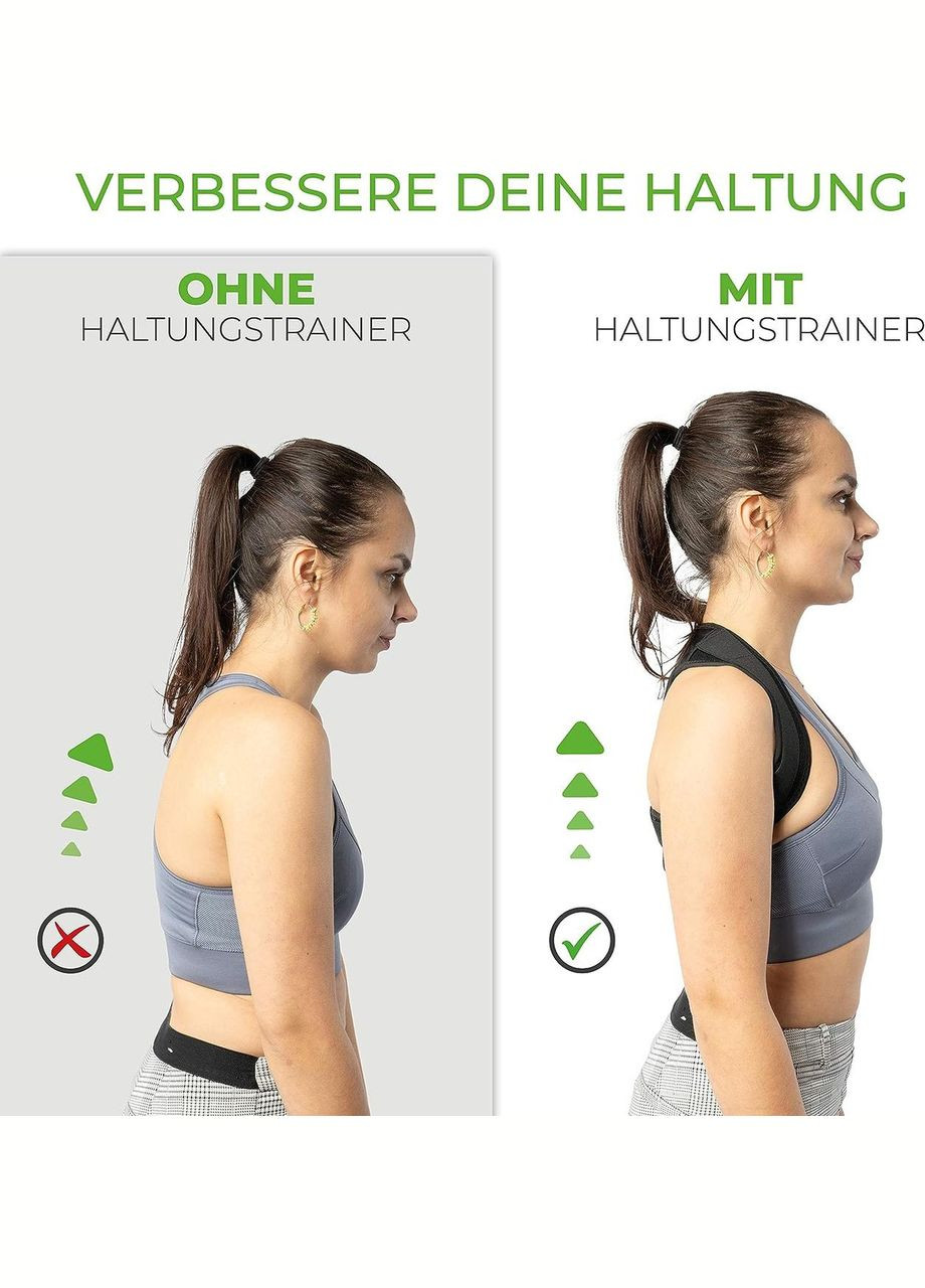 Випрямляч для корекції постави - Fitnesix® Подвійне регулювання - підтримка спини для чоловіків і жінок No Brand (300657615)