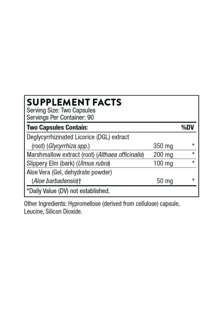 Витамины для поддержки желудка (GI-Encap) 180 капсул Thorne Research (361114174)