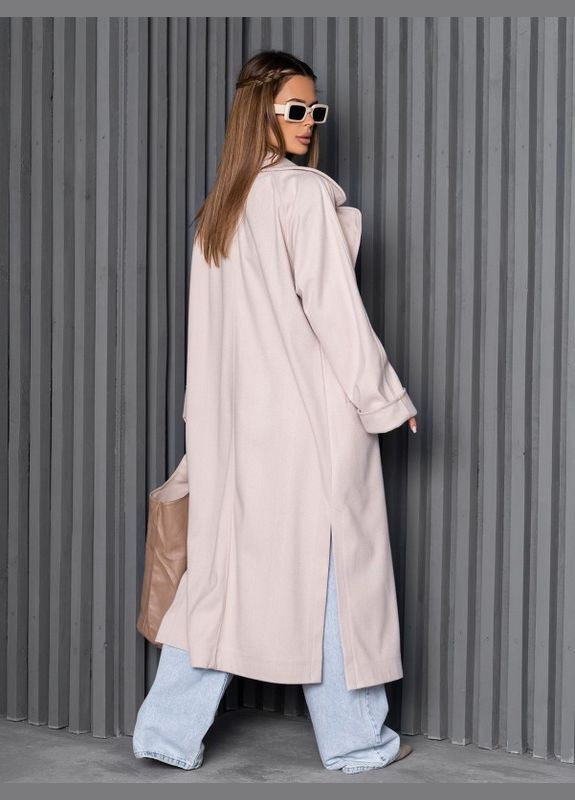 Молочное демисезонное Пальто 14247 молочное ISSA PLUS