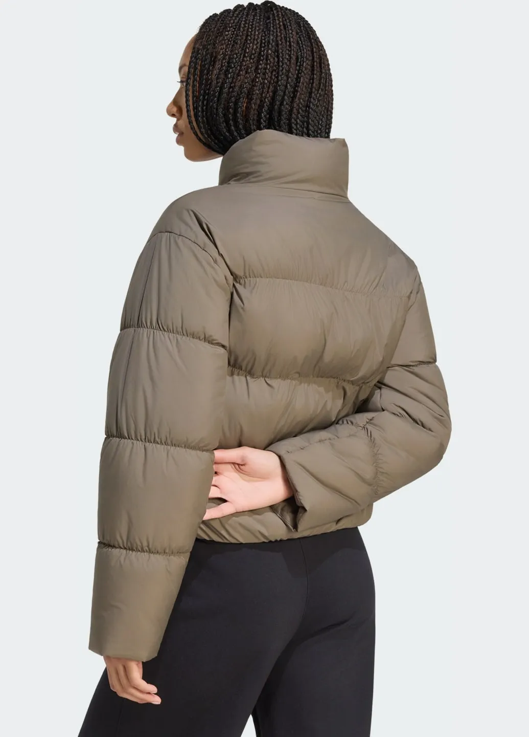 Зелена демісезонна куртка short padded adidas