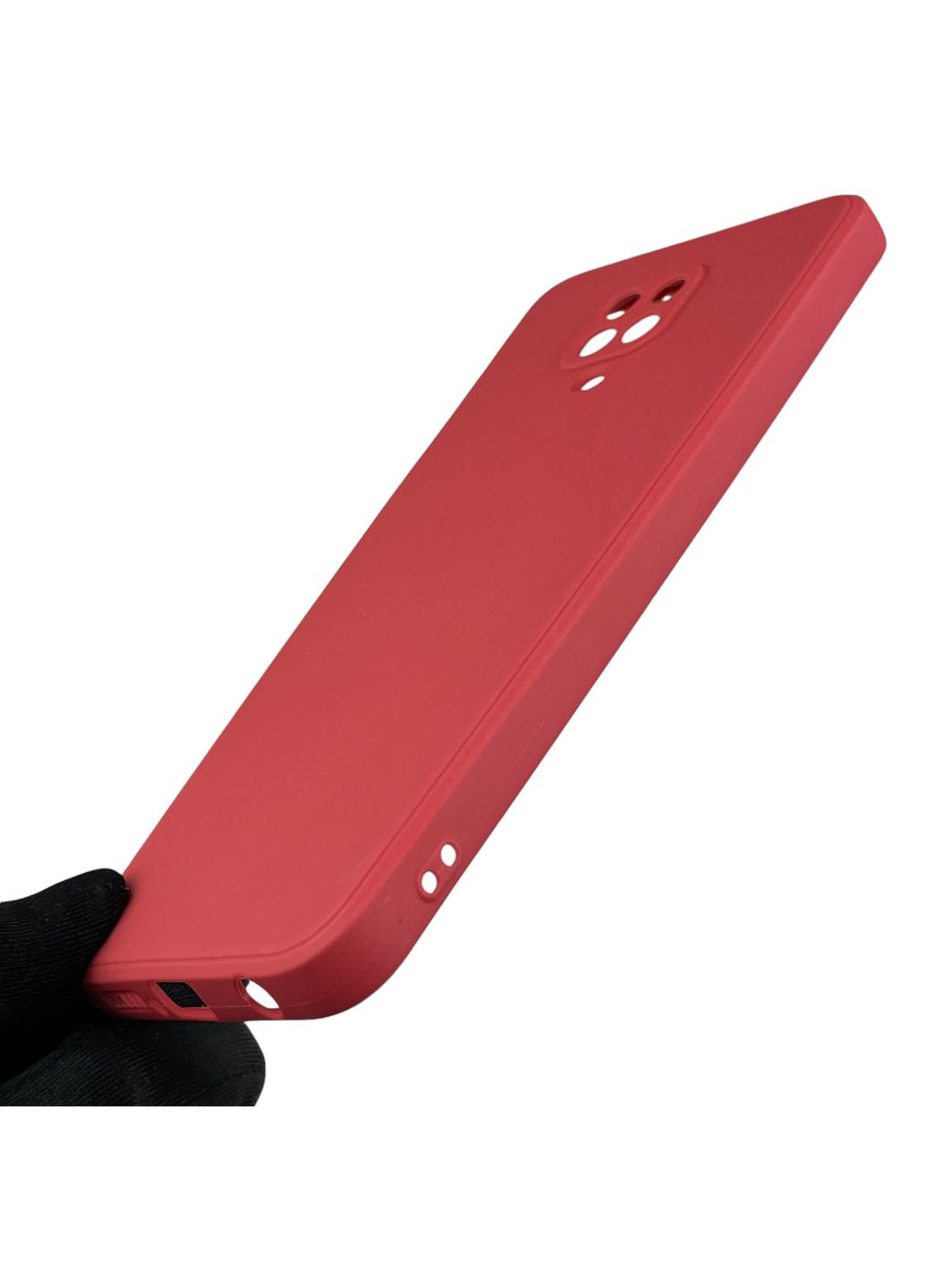 Чехол для Redmi Note 9 Pro с квадратными гранями с защитой камеры на сяоми редми нот 9 про красный Xiaomi (366019424)