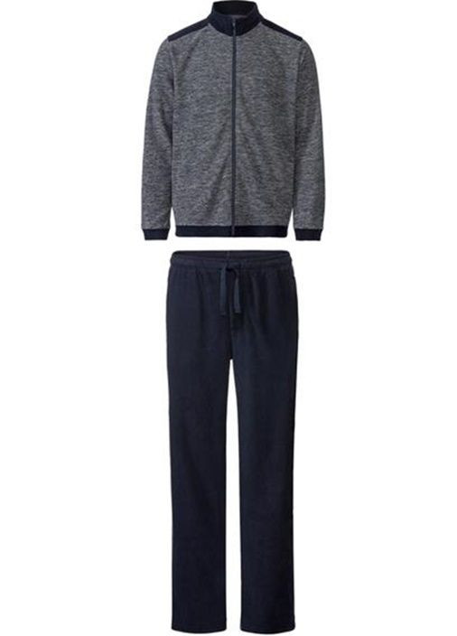 Серо-синий зимний костюм флисовый(кофта+штаны) Livergy