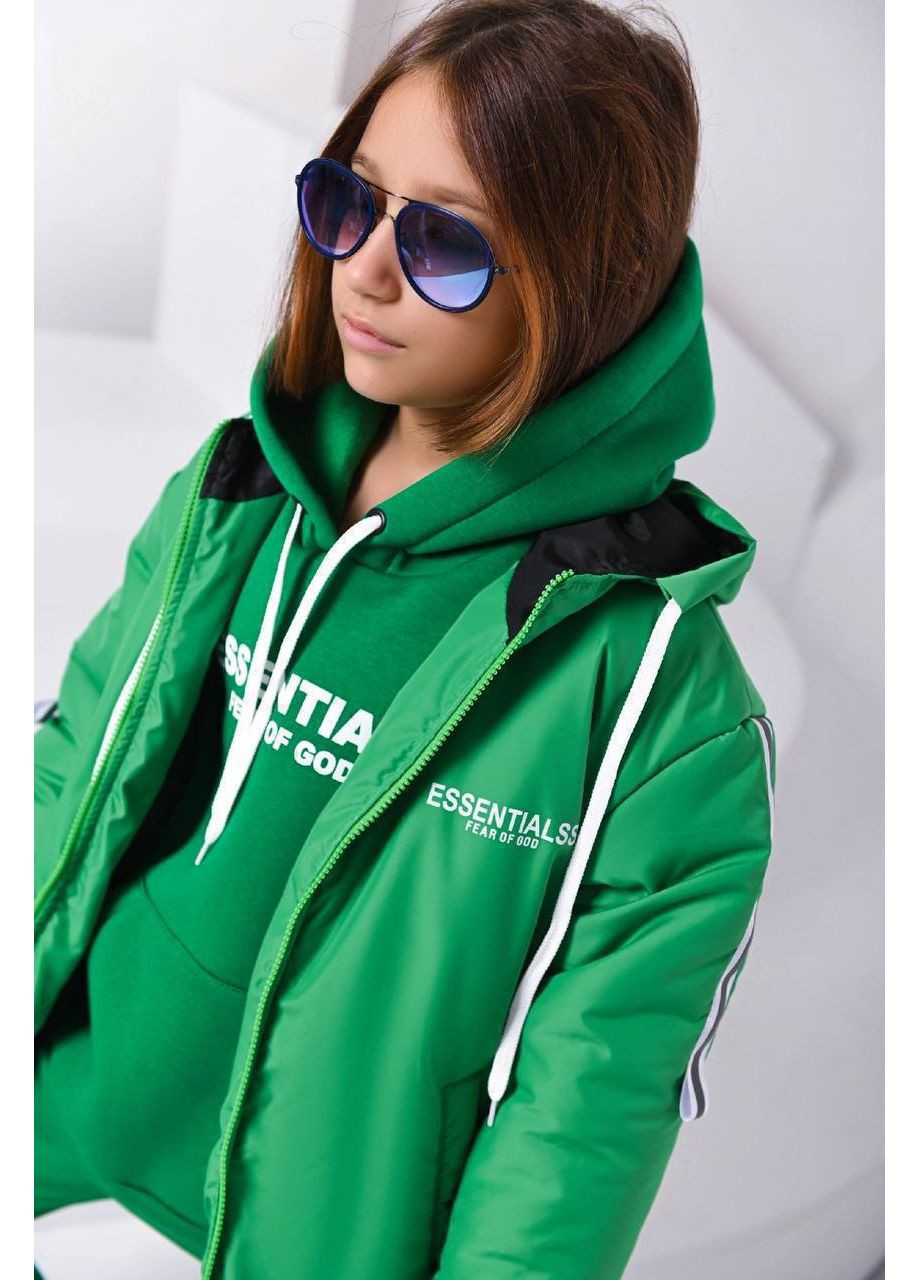 Підлітковий костюм-трійка зі світловідбивними стрічками ЗАМІРИ В ОПИСІ DK/DL Мода без кордонів (369529822)