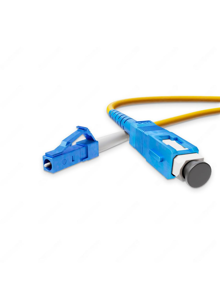 Патч-корд оптический SC/UPC-LC/UPC Желтый LSZH, Singlemode G.652.D (SM), Simplex, 3мм - 15 м NanoConnect (299337773)