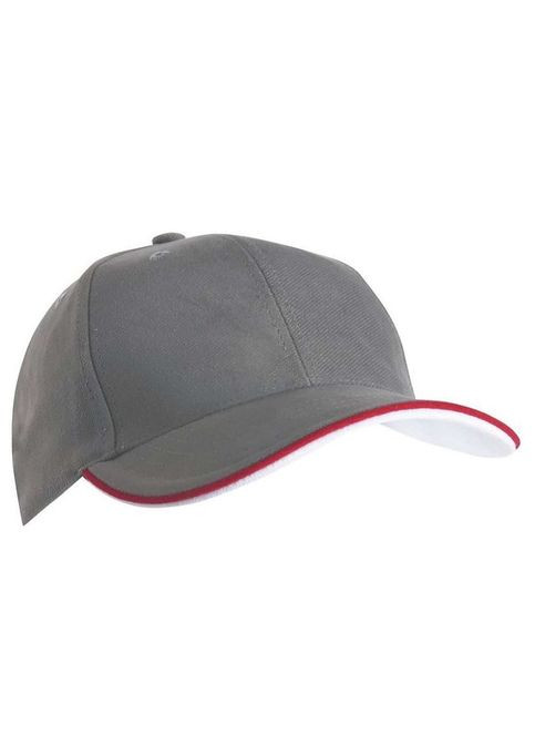 Кепка женская 6 Panel Double Sandwich Cap Темно-серый (MB6197/1MDRWU) Myrtle Beach (311606540)