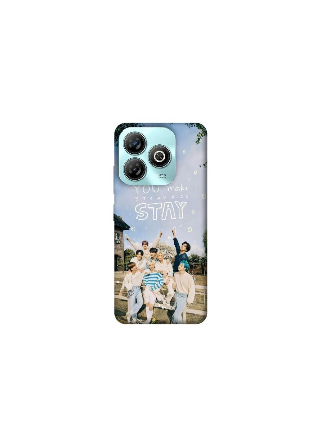 Чехол на ZTE Blade A75 4G Stray Kids v3 Frontalka (379343459)