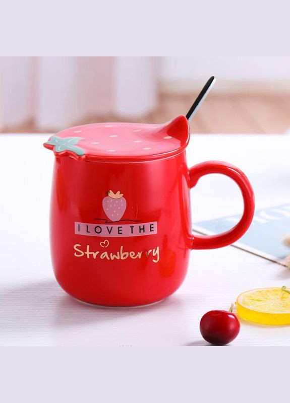 Заварник фарфоровый 420 мл Клубнички Bona Di 927-214 BonaDi (364108470)