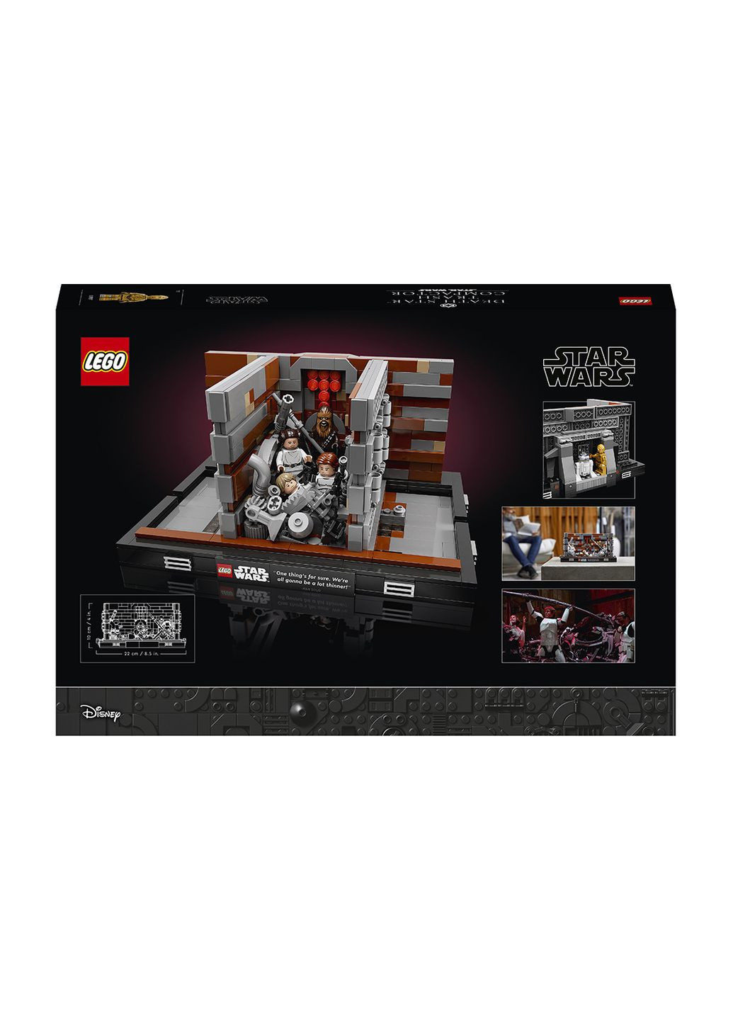 Star Wars Диорама Уплотнитель отломков на Звезде Смерти 802 детали (75339) Lego (304055065)