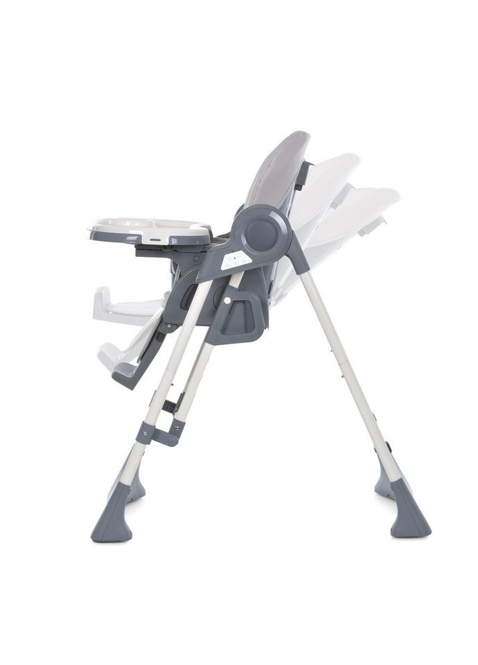 Стільчик-гойдалка для годування SWAN сірий для дітей від 6 місяців з музикою та Bluetooth управлінням El Camino (368758070)