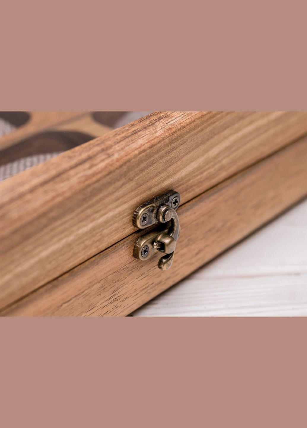 Цільна скринька для десяти годинників зі скляною кришкою EcoWalnut (295443831)