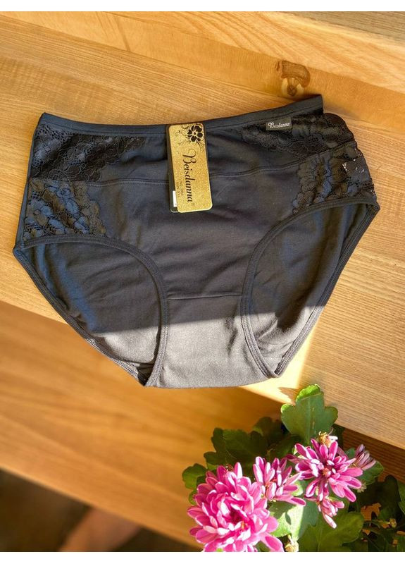 Бавовняні труси з мереживом та високою посадкою Beisdanna Сліп (361665806)